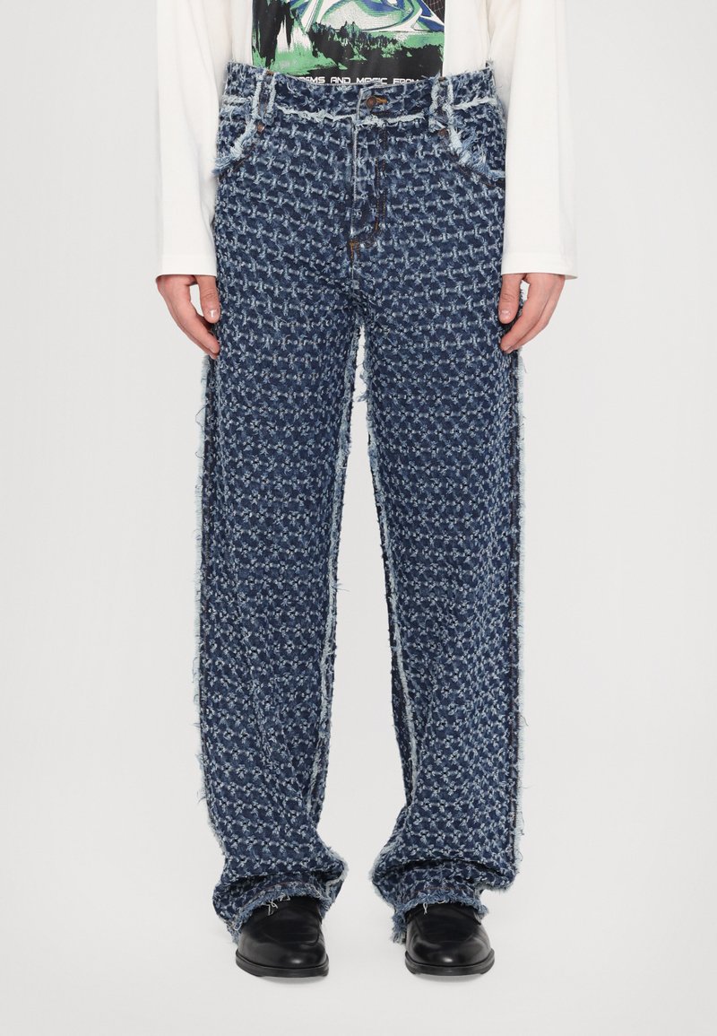 Dhruv Kapoor - PUNCTURED BAGGY - Jeans Relaxed Fit - blue, Vergrößern