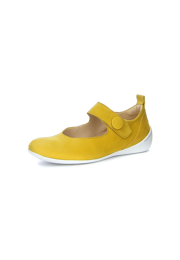Damen Klassische Ballerinas | Think CUGAL Riemchenballerina safran/gelb - GJ79261 Damen Klassische Ballerinas | Think CUGAL Riemchenballerina safran/gelb - GJ79261