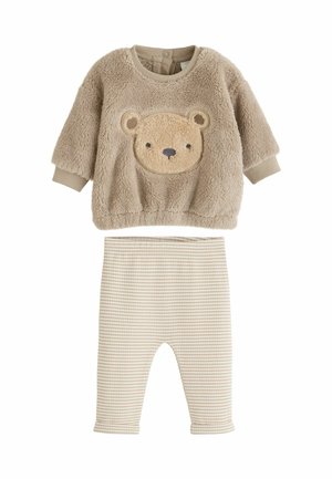 SET - Pulover din fleece - neutral bear