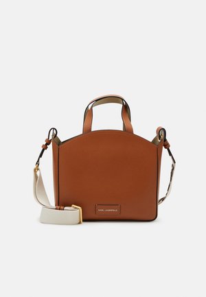Shopping bag - cognac