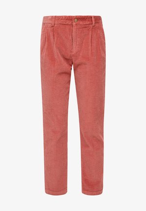 s.Oliver REGULAR BUNDFALTEN - Stoffhose - altrosa