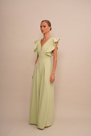 PIP RUFFLE - Jumpsuit - pistachio
