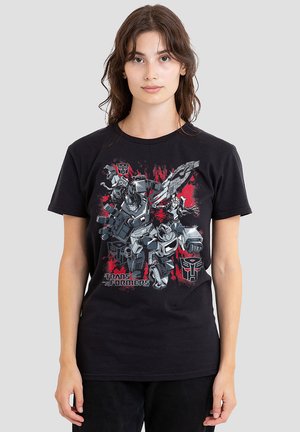 Print T-shirt - black