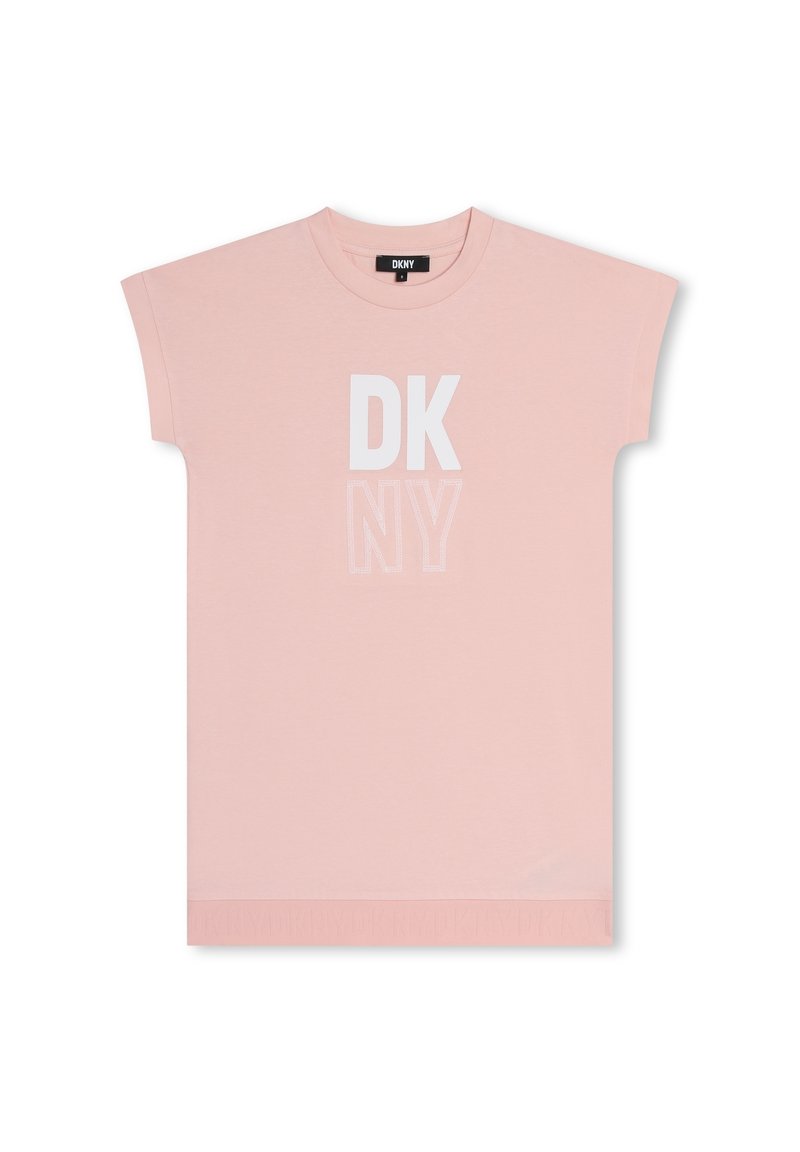 DKNY Jerseyjurk donkerroze