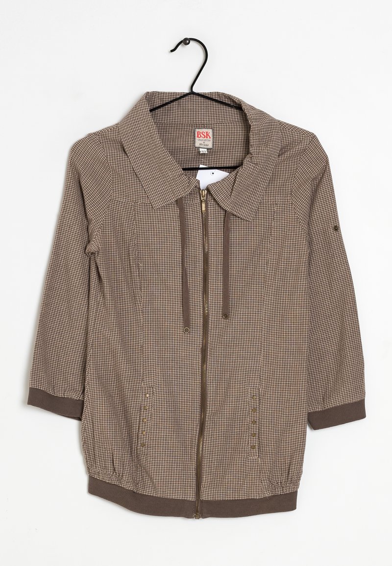 Bershka Lehká bunda - brown