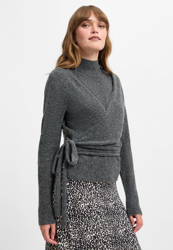 Strickpullover - grau