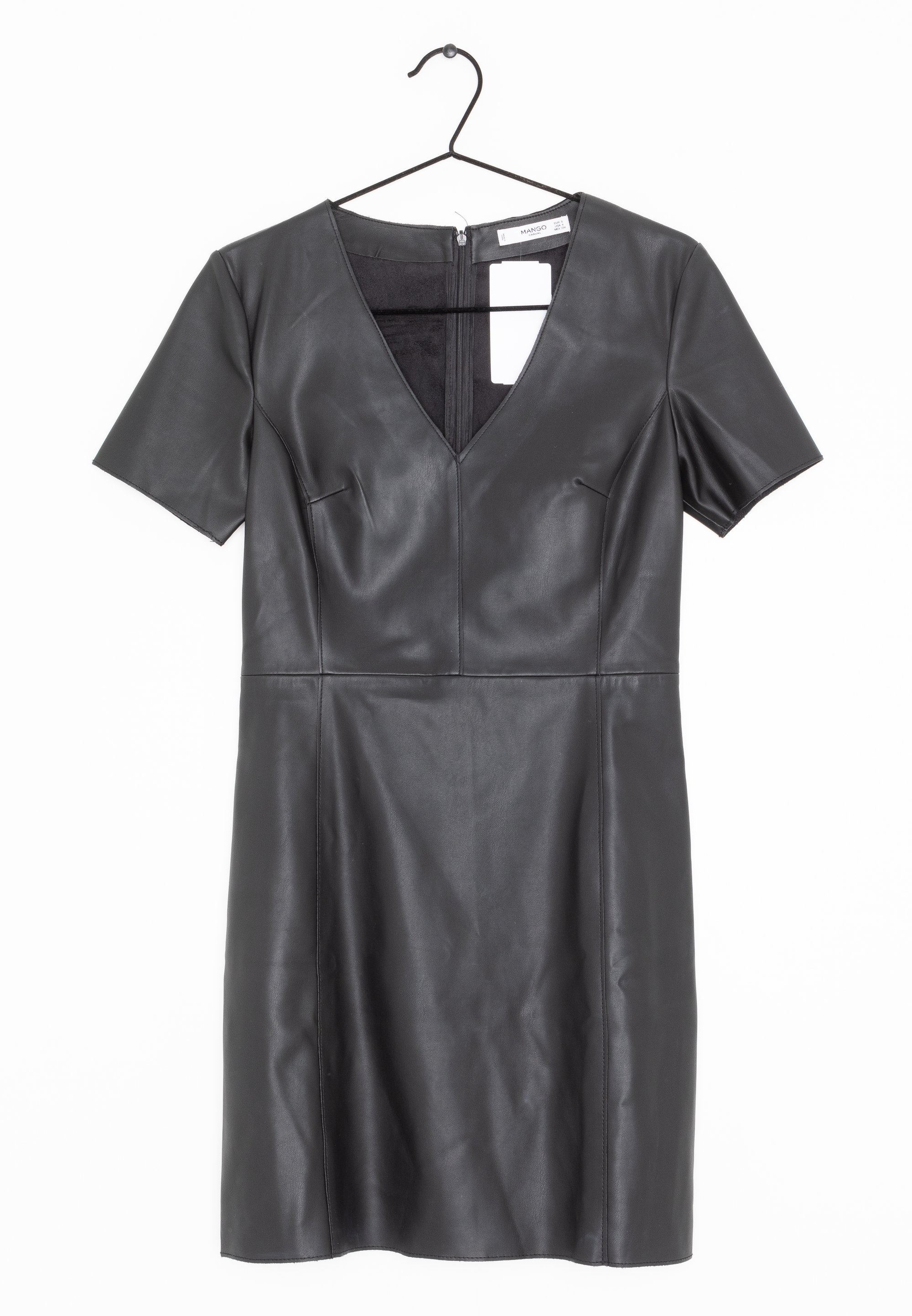 Robe Courte Mango Robe Simili Cuir Mango Robe De Jour Black