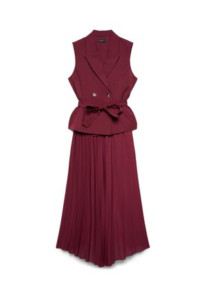 Calliope, ABITO TINTA UNITA - Abito a camicia - bordeaux