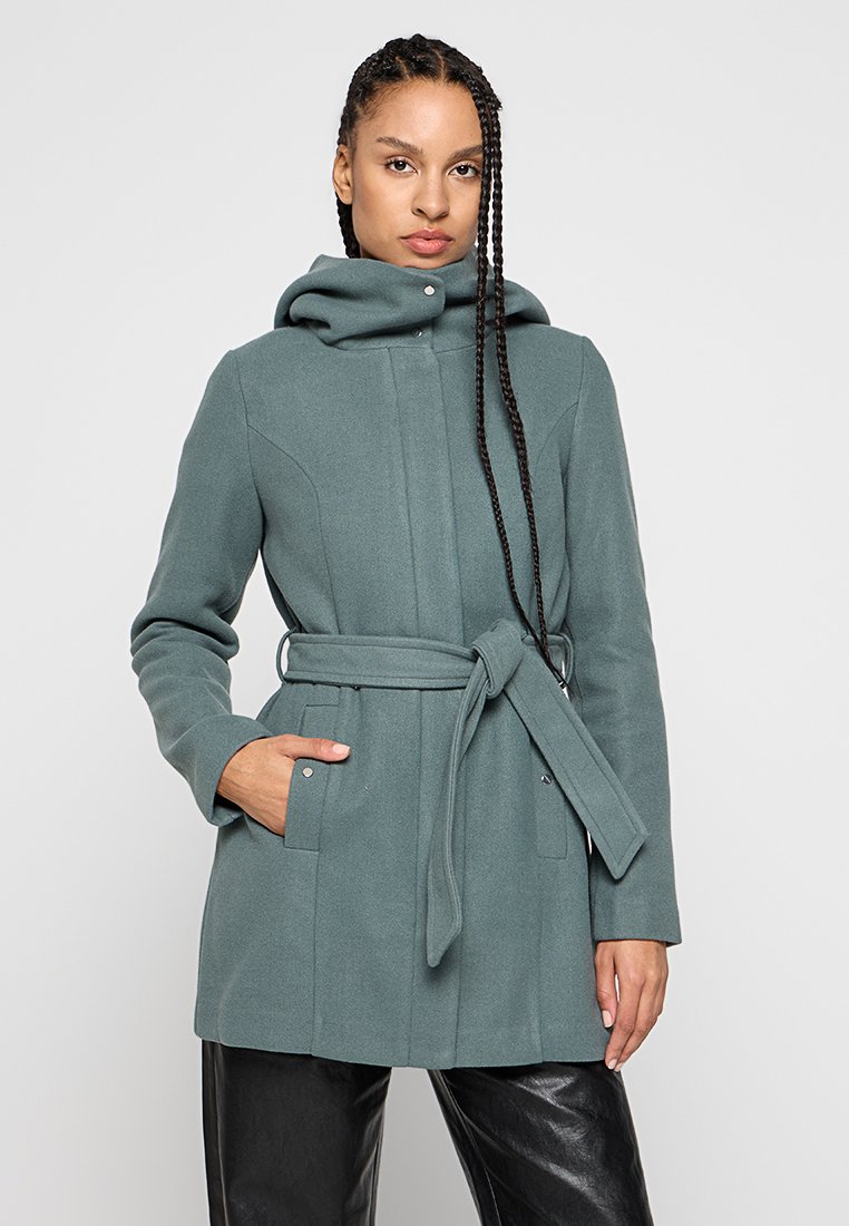 Vero Moda Halflange jas groen