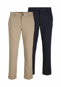2ER-PACK REGULAR FIT   - Nohavice chinos - navy blazer