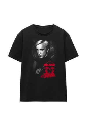 Cotton Soul, HARRY POTTER DRACO PORTRAIT - Print T-shirt - black
