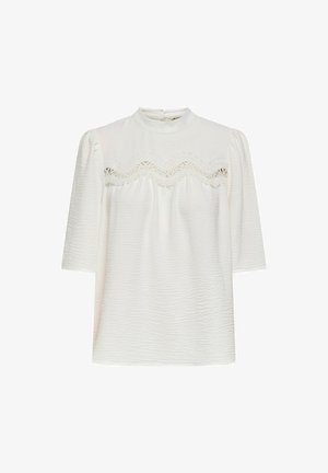ONLY, TOP ONLMETTE TOP - Blusa - cloud dancer