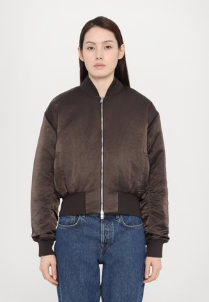 ZIP JACKET - Bomberjacke - dark oak