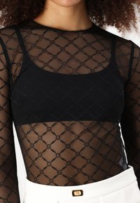 Elisabetta Franchi WOMENS BODY - Hosszú ujjú felső - nero