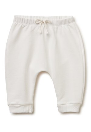 WITH POCKET - Pantalones deportivos - white