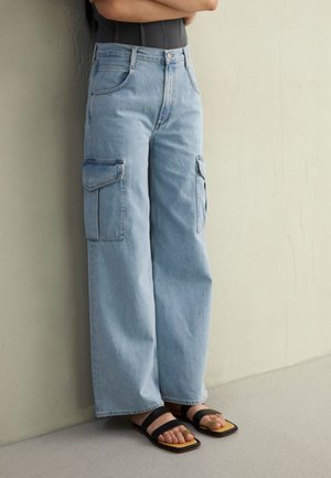 Cargo trousers - light blue