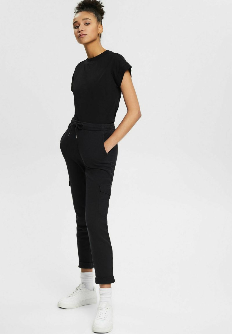 Damen T-Shirts | edc by Esprit T-Shirt basic black/schwarz - OW30871 Damen T-Shirts | edc by Esprit T-Shirt basic black/schwarz - OW30871