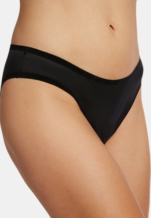 Wolford SHEER TOUCH FLOCK TANGA - Slip - black