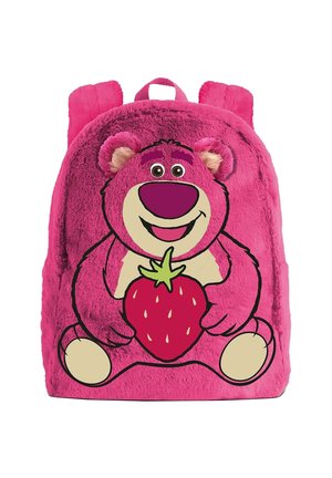 DISNEY LOTSO HUGGIN BEAR STRAWBERRY PLUSH - Mochila escolar - lotso huggin bear pink