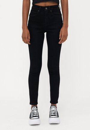 ONLLULU PUSH UP  - Uske traperice - black denim