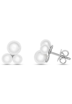 CHRIST CHRIST PEARLS DAMEN-OHRSTECKER 925ER SILBER SÜSSWASSER - Orecchini - silberfarben
