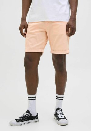 Jack & Jones STRICK ORIGINAL - Denim shorts - peach parfait