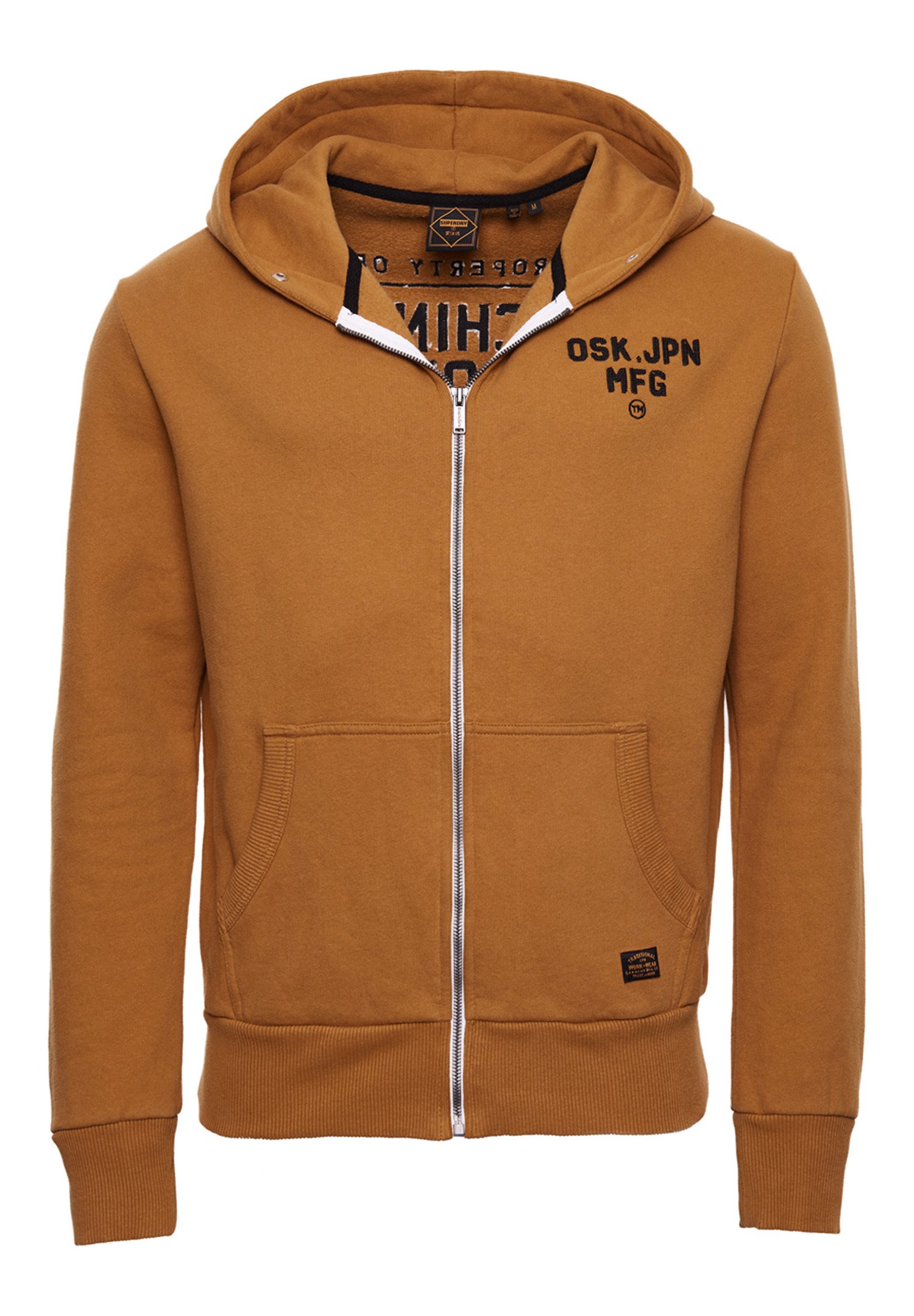Sudaderas con cremallera marrones Superdry de hombre | Zalando