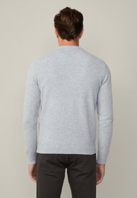 Hackett London CREW - Strickpullover - silver grey