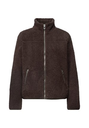 Street One, TEDDY-JACKE MIT STEHKRAGEN UND ZIPPER - Veste polaire - auburn brown