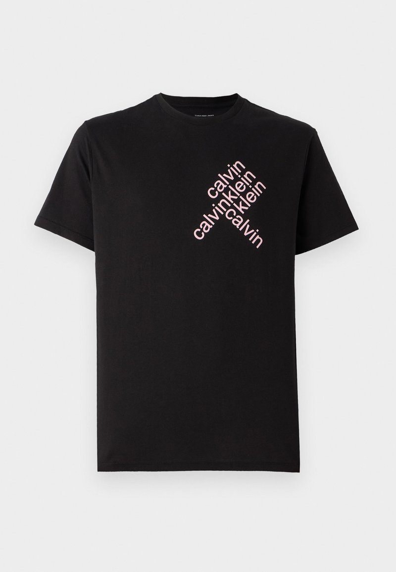 Calvin Klein Jeans T-shirt print zwart