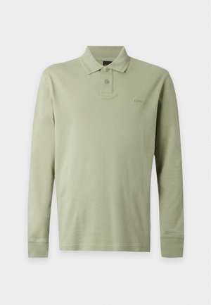 BOSS, INTERLOCK LONG - Polo - open green