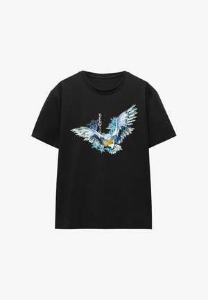 Cotton Soul, HARRY POTTER HEDWIG - Print T-shirt - black