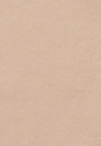 Helles beige Gewebe mit glatter, flacher Textur, das ein schlichtes Webmuster zeigt. Keine Muster oder Akzente sichtbar.