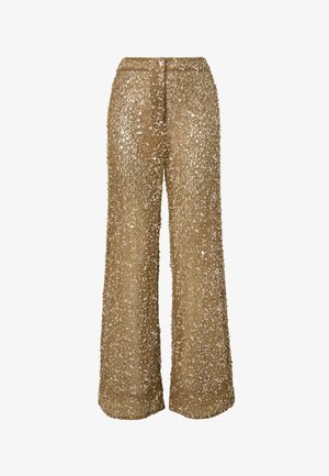 Malina, PAMELA EMBELLISHED PANTS - Broek - camel