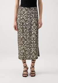 Gina Tricot BOW SKIRT - Pencil φούστα - brown