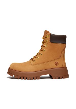 Botines con plataforma - wheat