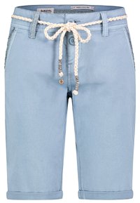Sublevel Herren Bermuda Shorts - Destroyed Look Denim Mit Umschlag