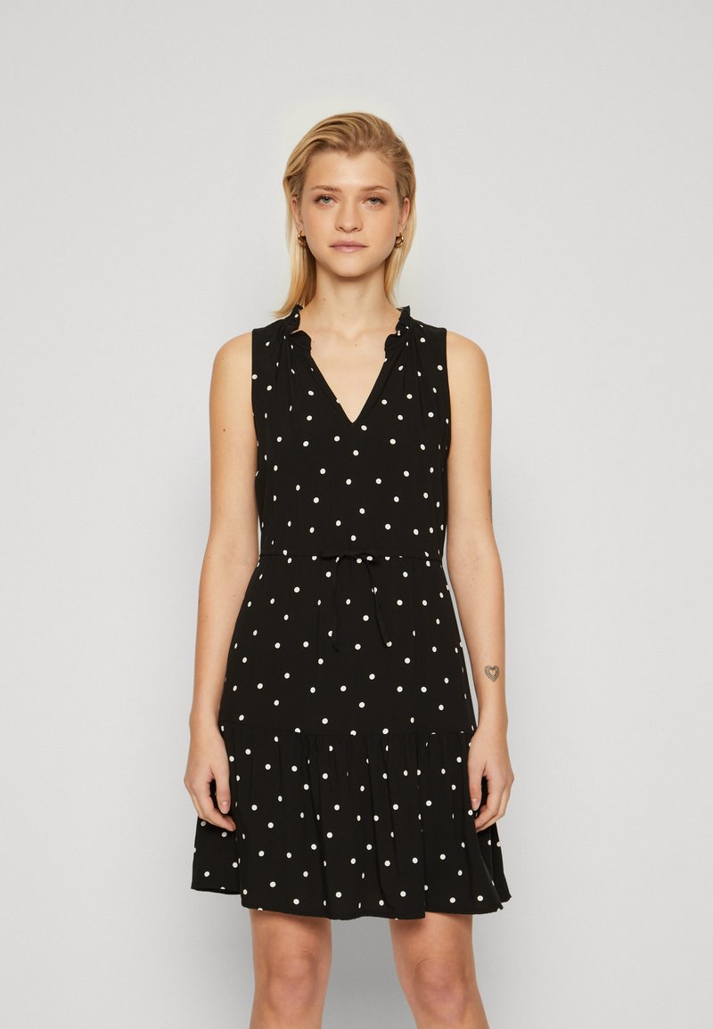 GAP - DRESS - Day dress - black/white, Enlarge