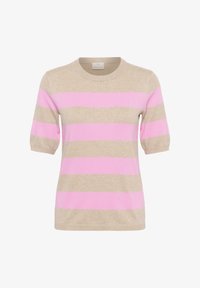 Ikke valgt, feather mel pink wide stripe