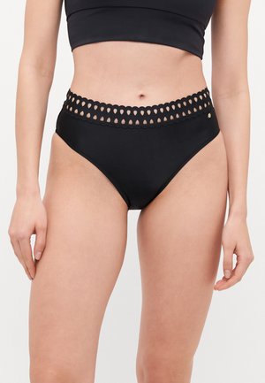 BOSS EYELET BRAZILIAN - Spodní díl bikin - black