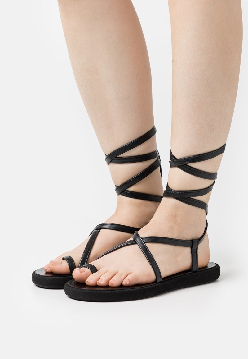 Polo Ralph Lauren T-bar sandals - black - Zalando.ie