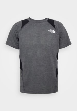 GLACIER TEE - T-shirt con stampa - asphalt grey/white heather/black