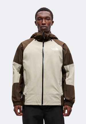 The North Face, SLIDER JACKET - Водоустойчиво яке - stone slab/dark chestnut