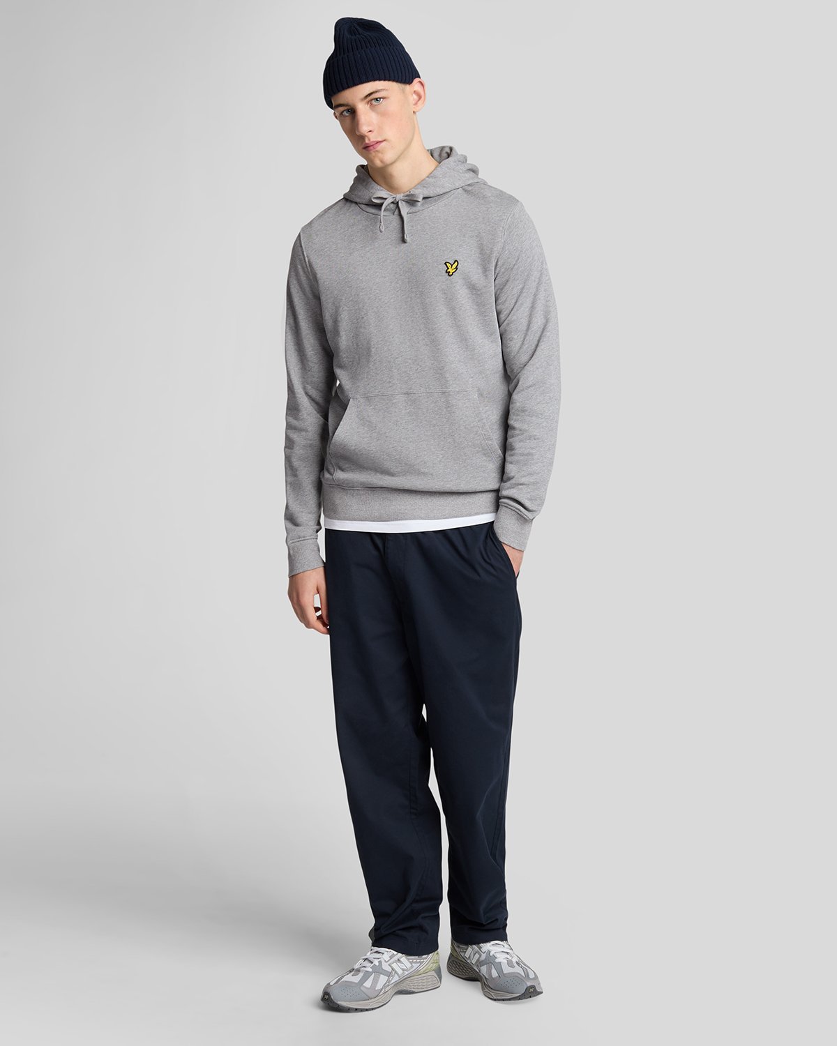 Lyle & Scott Hoodie - mid grey marl/mottled grey - Zalando.co.uk
