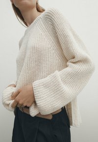 Massimo Dutti Pullover - beige