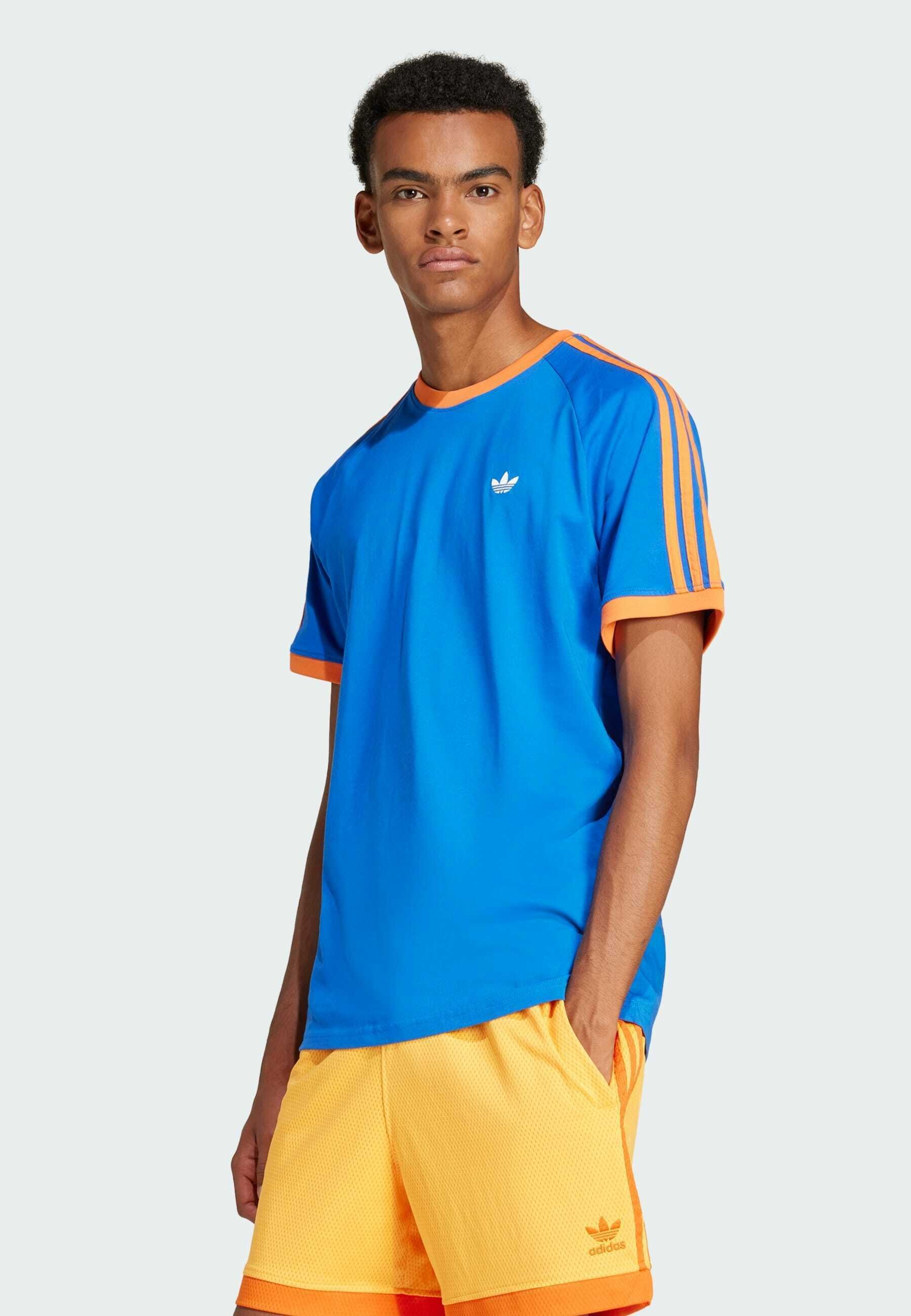adidas Originals MONOGRAM CALIFORNIA - Print T-shirt - blue