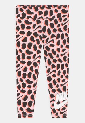 WILDFLOWER SHIRRED LEOPARD - Legging - pink foam