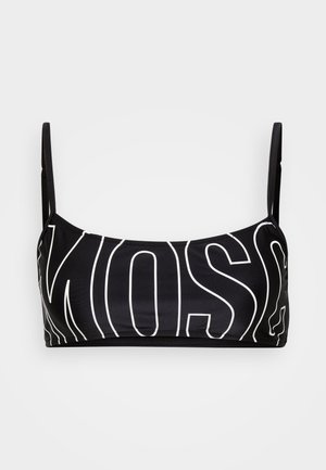 MOSCHINO SWIM FASCIA - Haut de bikini - nero