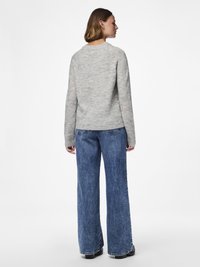 Pieces PCJULIANA O-NECK NOOS - Camisola - light grey