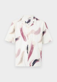 Linen-Blend Short-Sleeve Pattern Shirt - Majica - multi coloured